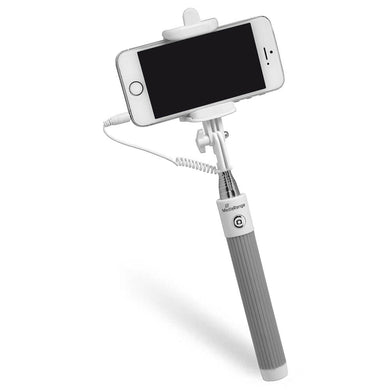 MediaRange Selfie Stick weiß