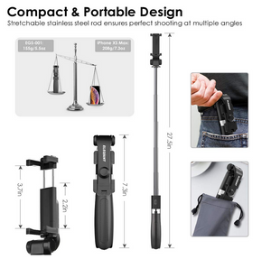 ELEGIANT Selfie Stick Stativ 3 in 1