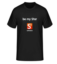 Laden Sie das Bild in den Galerie-Viewer, T-Shirt schwarz "be my Star"